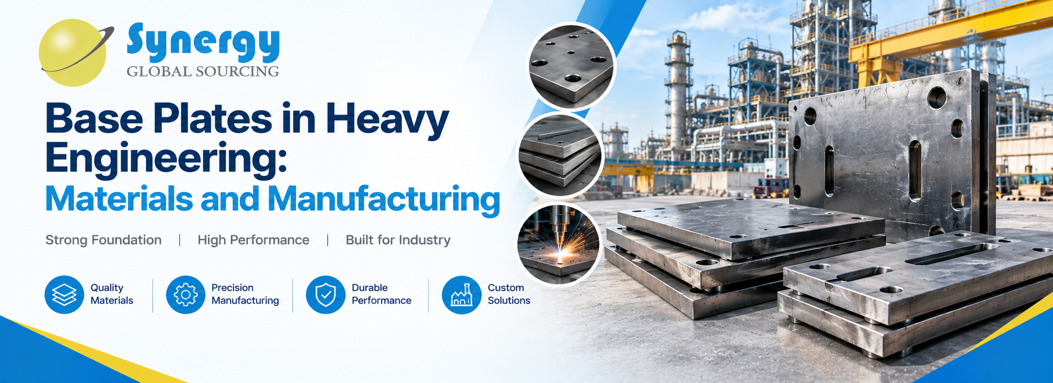 Base Plates in Heavy Engineering Materials and Manufacturing