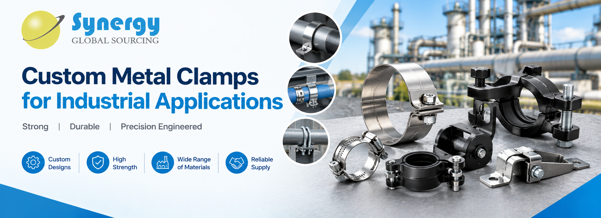 Custom Metal Clamps for Industrial Applications